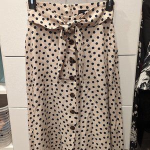 Pola dot maxi skirt, 4P